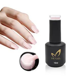 Private Label Nude Jelly Nails Polish Nude Clear Translucent Icy Through Pink Jelly Nail Polish Gel