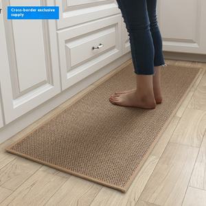 <span class=keywords><strong>Tapis</strong></span> de sol de <span class=keywords><strong>cuisine</strong></span> en lin-<span class=keywords><strong>Tapis</strong></span> lavable antidérapant avec support en caoutchouc | Tissage sergé naturel | Transfrontalier pour <span class=keywords><strong>Amazon</strong></span> - Product Image 3