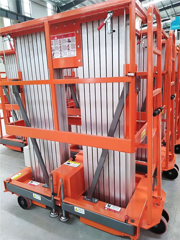 6 mètre Manuel Hydraulique Cric Aluminium Table Élévatrice