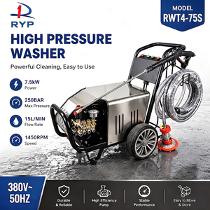 Hidrolavadora Eléctrica Industrial y Comercial de Alta Presión, 7500W, 380v, 15L/min, Limpiadora de Chorro de Agua, Máquina Automática para Lavar Autos - Product Image 1