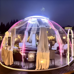 Cámaras Domo Prefabricadas de Policarbonato Impermeable con Estructura de Aluminio - Diseño Moderno para Espacios Dinámicos, Carpa Domo Geodésica - Product Image 1