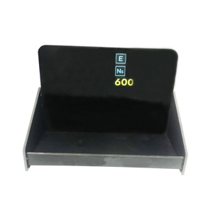 Bán buôn có thể gập lại PVC Standee nhựa truy cập hàng đầu hiển thị giá đen thuốc lá bền bước chủ đứng cho cửa hàng sử dụng - Product Image 1