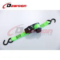 Sangles d'arrimage automatiques rétractables DAWSON de 25 mm x 1,8 m, sangle d'arrimage à cliquet de 1 pouce x 6 pieds