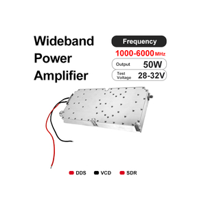 โมดูล GaN C-UAS 50W 1-6GHz กำลังขยายเสถียร ±1dB เครื่องขยายสัญญาณกำลังเชิงเส้นแบบวงกว้างสำหรับการรักษาความปลอดภัยในพื้นที่ต่ำ - Product Image 1