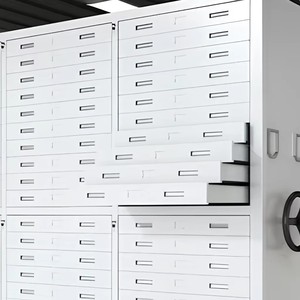 Archivador de Mapas con Base de Acero Tamaño A0, Archivador para Almacenamiento de Dibujos, Tipo Cajón, Archivador de Mapas Personalizado con Base - Product Image 2