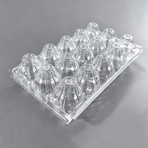 15-grid PET Disposable Transparent Egg Carton <b>Boxes</b> for Sushi <b>Noodle</b> Sugar Storage Food Grade Customizable - Product Image 4