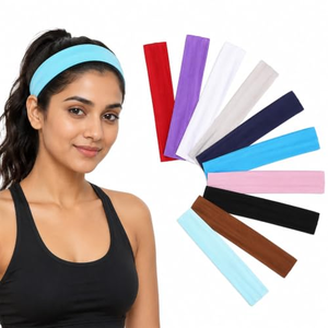 Bandeaux noirs de qualité supérieure pour toutes les occasions, bandeaux confortables pour femmes, accessoires pour cheveux pour le sport, la mode, le maquillage, bandeaux pour femmes - Product Image 1