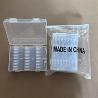 50pcs 40.6mm Coin Capsule Collection Stockage Ensemble US Coin Box American Silver Eagle Coin Case