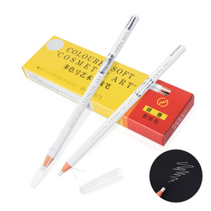 Rollo de lápices de <span class=keywords><strong>cejas</strong></span> blancas, herramienta de belleza de cera, delineador de ojos, delineador de contorno, mapeo, diseño permanente, suministros de maquillaje - Product Image 4