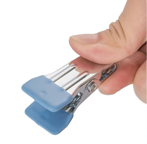 Thép không gỉ traceless sấy Clip Windproof quần áo sấy quần áo cố định Clip hộ gia đình Móc áo đơn clip nhỏ - Product Image 2