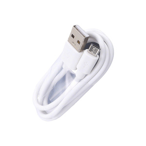 Cable de Datos Micro USB Blanco Moldeado por Inyección para Dispositivos Android, Carga y Sincronización - Product Image 1