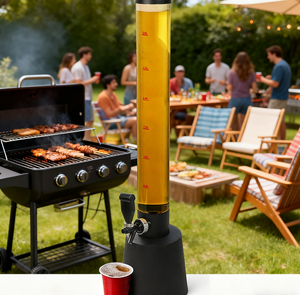 Tragbarer Rucksack spender mit zwei Fässern Getränke getränk Bier alkoholsp ender für Party im Freien - Product Image 3