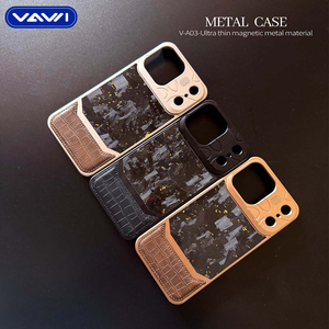 वावी V-A03 लक्जरी धातु के मामले में 13 14 15 16 17 प्रोमो शॉकप्रूफ चुंबकीय फोन केस - Product Image 2