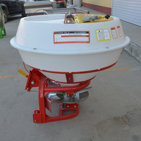 Machine agricole d'épandage de semences et d'engrais pour tracteur 3 points, avec trémie en plastique PE, pour semis de gazon et de sel