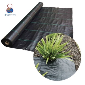 Toile <span class=keywords><strong>de</strong></span> paillage anti-UV stabilisée en plastique pour serres, agriculture, jardinage, contrôle des mauvaises herbes, tissu paysager en PP tissé, couverture <span class=keywords><strong>de</strong></span> sol - Product Image 4