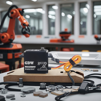 Moteur servo numérique à couple élevé GDW RS2208 25KG avec engrenage métallique pour bras robotique, voiture RC et drone pour pièces d'avion RC