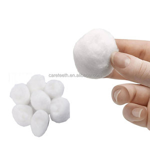 Productos dentales Algodón desgrasado Blanco Suave al tacto Scrubbingdesbridement Bolas de algodón médico - Product Image 4