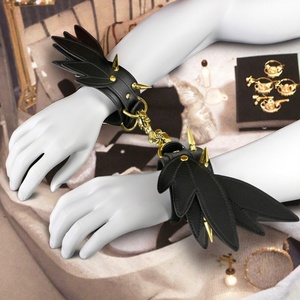Menottes de cheville en cuir légères pour adultes, jouet de jeu, prix compétitif, menottes de cheville fiables pour adultes, accessoire BDSM - Product Image 2
