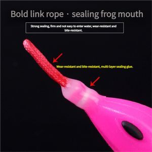 Haute qualité 75mm noir King Kong Double aigus appât <span class=keywords><strong>souple</strong></span> <span class=keywords><strong>leurre</strong></span> de pêche en plastique pour poisson-chat et brochet Topwater <span class=keywords><strong>leurre</strong></span> sur Marlin - Product Image 5