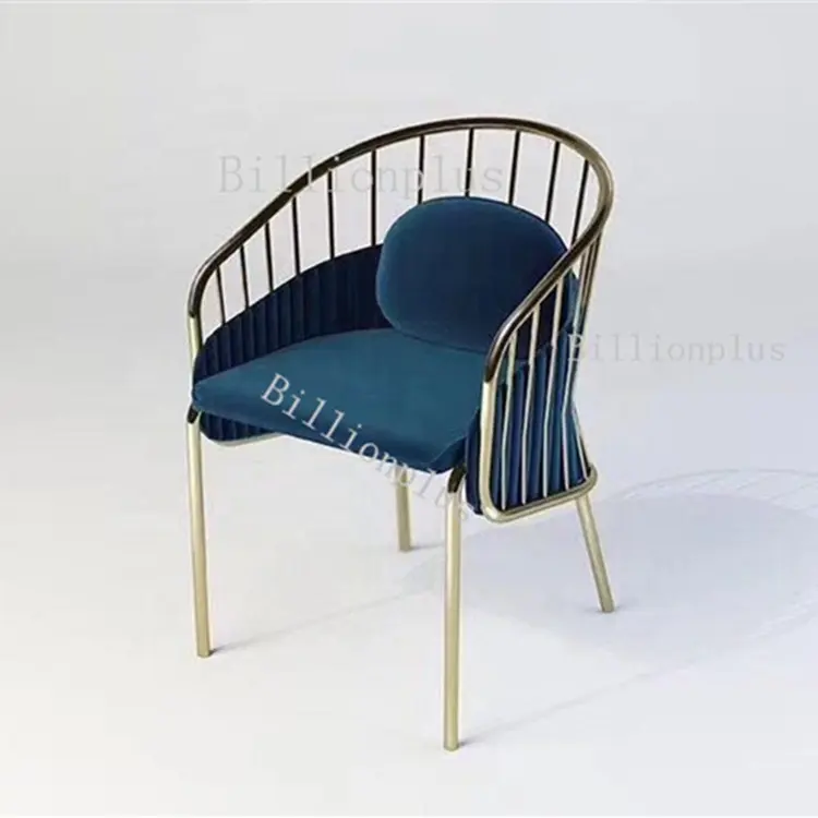 Meubles de salon royal or salle à manger et chaise moderne fauteuil en cuir
