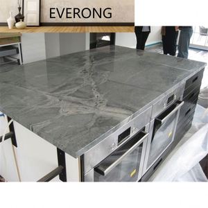 Encimera de granito gris plateado de galaxia Natural personalizada, encimera de Isla de granito azul cielo gris atlántico, encimera T20mm T30mm - Product Image 3