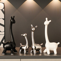 Décoration d'intérieur en forme de cerf, ensemble créatif d'artisanat décoratif