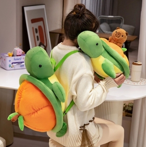 Nuevo juguete de peluche de tortuga carpincho Capibala lindo <span class=keywords><strong>pequeño</strong></span> carpincho con dos hombros y espalda - Product Image 2