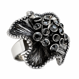 Anello con grande fiore, design personalizzato, accessori alla moda per l'uso quotidiano - Product Image 1