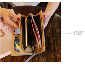 Mode femmes <span class=keywords><strong>portefeuille</strong></span> fermeture éclair porte-monnaie dame longue <span class=keywords><strong>pochette</strong></span> sac à main sac à main Patchwork PU femme porte-carte <span class=keywords><strong>portefeuille</strong></span> téléphone <span class=keywords><strong>pochette</strong></span> - Product Image 6
