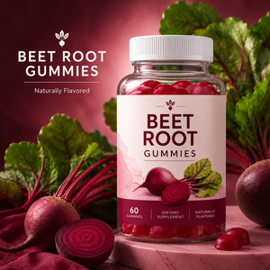 Compléments de Betterave Biologique de Haute Qualité, Gommes à Mâcher Riches en Vitamines B9 et B12, Améliorent l'Immunité, Végétaliens, pour Adultes et Nouveaux-nés - Product Image 4