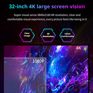 TCOIOR 4k Display 32 Inch Aluminum Alloy <strong>Monitor</strong> LED Flat Screen Gaming <strong>Monitor</strong> 144Hz Full HD <strong>Computer</strong> Screen For Office &amp;Gaming - Product Image 4
