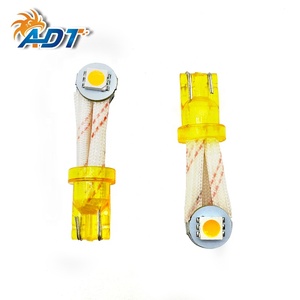 Base Transparente ADT para Insertos T10 194 # 555 2Leds 5050SMD Pinball 6.3 Voltios LED Super Flex SMD Pinball LED Flipper Luz LED Ámbar - Product Image 2
