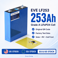 Sel Baterai LiFePO4 Prismatic EVE 230Ah 3.2V 253Ah 4000 Siklus untuk AGV Forklift Perahu Listrik Paket Kustom Stok EU Jerman