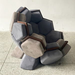 Fauteuil Modulaire Créatif Fait Main de Luxe Nordique Moderne pour Hôtel, Villa, Chambre à Coucher - Modèle <span class=keywords><strong>Quartz</strong></span> - Product Image 5