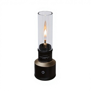 Lampe à gaz sans fil <span class=keywords><strong>Kerman</strong></span> BKT-1D15 pour éclairage extérieur, ampoule à incandescence en alliage d'aluminium noirci, pour camping - Product Image 1