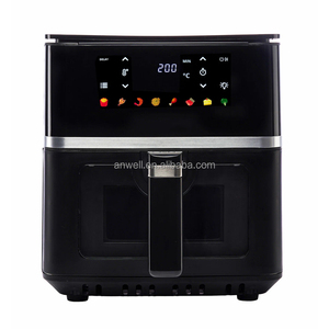 ANWELL หม้อทอดไร้น้ำมันขนาดกะทัดรัด <span class=keywords><strong>5</strong></span> ลิตร จอแสดงผลดิจิตอล LED โหมดการปรุงอาหารแบบสัมผัสเดียว การทอดไขมันต่ำสำหรับการทำของว่างประจำวันของครอบครัว - Product Image 4