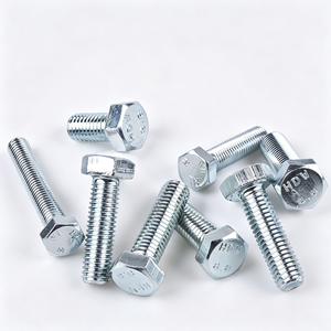 Factory Supply GB5783 Full Thread Hex Head Bolt Carbon Steel 8.8 Grade <b>Galvanized</b> Hexagonal <b>Screw</b> - Product Image 5