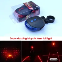 Mountainbike Fahrrad Laser-Rücklicht Wasserdichtes Linien-Laser-Rücklicht Sternenhimmel Sicherheitswarn-Rücklicht Laser 5LED