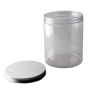 Contenitore in Plastica PET di Grado Alimentare da 1500ml 50oz / Barattolo in Plastica PET per Conservazione Tè e <span class=keywords><strong>Fiori</strong></span> <span class=keywords><strong>con</strong></span> Coperchio in Alluminio - Product Image 1