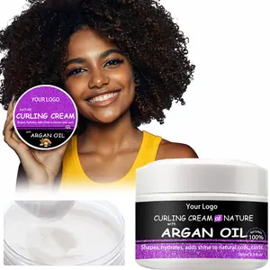 Haarbehandeling Curling Vochtcrème Die Krullend Haar Styling Producten Haar Curling Crème 4c Afro Argan Olie Bevorderen De Groei