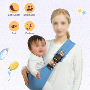 <span class=keywords><strong>Porte</strong></span>-bébé écharpe pour bébé et tout-petit, nouveau modèle 2025, imperméable, avec fermeture éclair, portable, léger, antidérapant, siège de hanche, capacité de 10 à 30 livres - Product Image 5