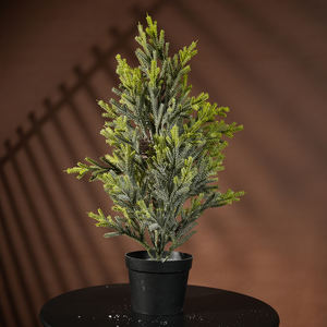 Arbre <span class=keywords><strong>de</strong></span> Noël artificiel <span class=keywords><strong>de</strong></span> haute qualité, écologique, <span class=keywords><strong>en</strong></span> <span class=keywords><strong>sapin</strong></span>, sur pied, <span class=keywords><strong>en</strong></span> <span class=keywords><strong>pot</strong></span>, vert, personnalisé, pour intérieur/extérieur, bureau - Product Image 1