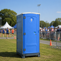 Toilettes mobiles durables en HDPE avec lavabo intégré pour événements et chantiers