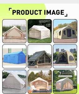 Oxford impermeable casa aire Fácil instalación Glamping 4-6 personas Camping Iatable invierno tienda al aire libre - Product Image 6