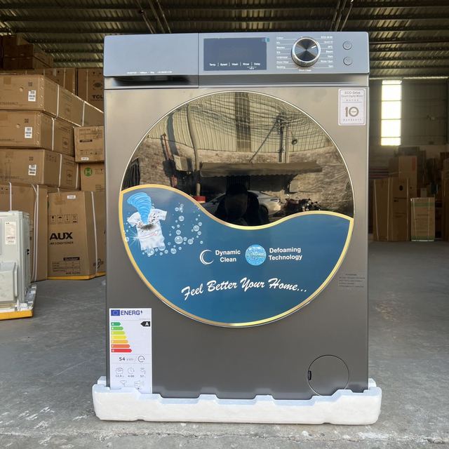 Front Loading Washing Machine 12KG Smart Digital Motor 10 Years Warranty Support 15 Mins Quick Wash/ECO/Drum Clean 220V 50HZ