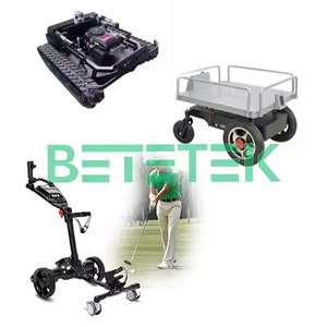 Chariot de golf électrique avec design pliable, six roues, capacité étendue, autonomie de 30-50 km, vitesse de 10 km/h, temps de charge de 3-5 heures - Product Image 2