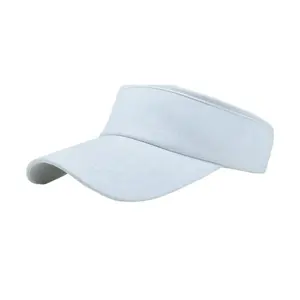 Chapéu de viseira de algodão, chapéu de viseira de algodão puro personalizado, secagem rápida, boné de viseira, logotipo bordado, viseira solar