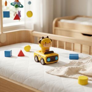 Animal Press <b>Slide</b> Inertial Car Toy Manual Friction Racing Vehicle ABS <b>Plastic</b> Cartoon Baby Toddler Gift Educational Unisex 0-24 - Product Image 2