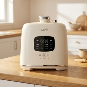 Nouvelle conception moderne, mini-cuiseur 2L avec grand écran tactile numérique et revêtement antiadhésif, contrôle numérique, température précise et - Product Image 1
