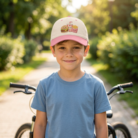 Casquette de baseball respirante et imperméable bicolore avec patch brodé alimentaire, boucle de réglage métallique, visière incurvée, 6 panneaux, style Dad Hat sportif